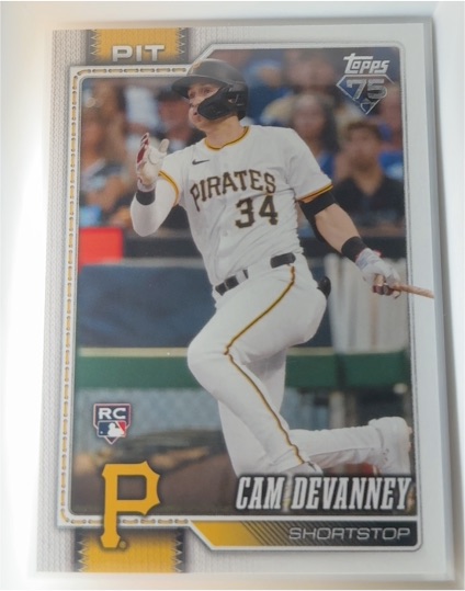 2026 Topps Series 1 #268 Cam Devanney Rookie — front