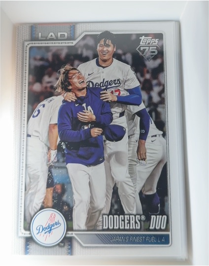 2026 Topps Series 1 #265 Dodgers Duo — front