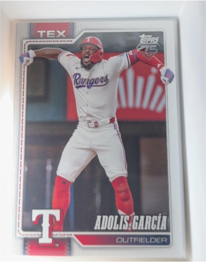 2026 Topps Series 1 #318 Adolis García — front