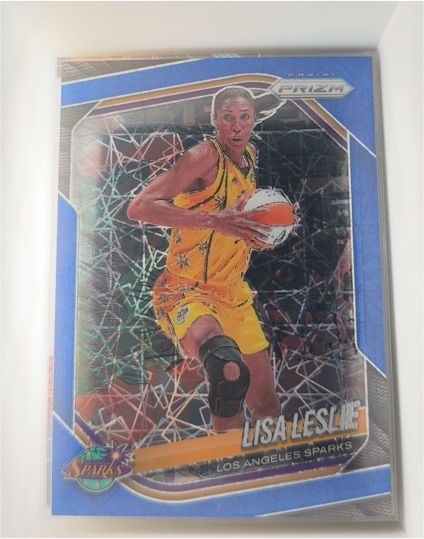2025 Panini Prizm WNBA #106 Lisa Leslie Blue Velocity — front