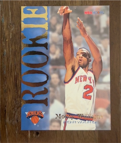 1994-95 NBA Hoops #354 Monty Williams — front