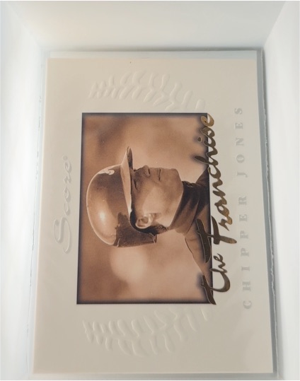 1997 Score The Franchise #4 Chipper Jones — front