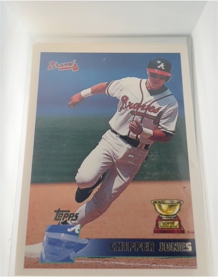 1996 Topps #177 Chipper Jones — front