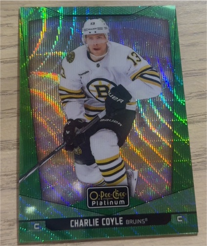 2024-25 O-Pee-Chee Platinum #91 Charlie Coyle — front