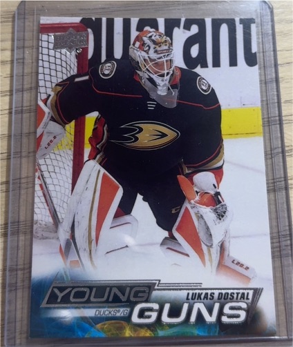 2022-23 Upper Deck Series 1 #203 Lukas Dostal Young Guns Rookie Card — front