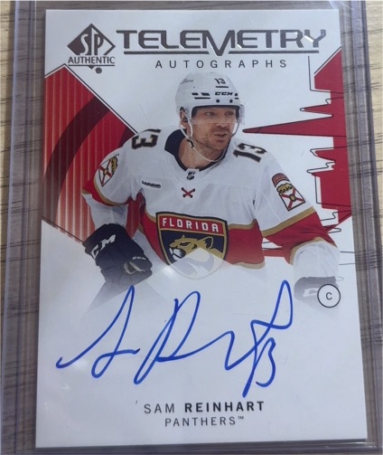 2024-25 SP Authentic Telemetry #T-SR Sam Reinhart — front