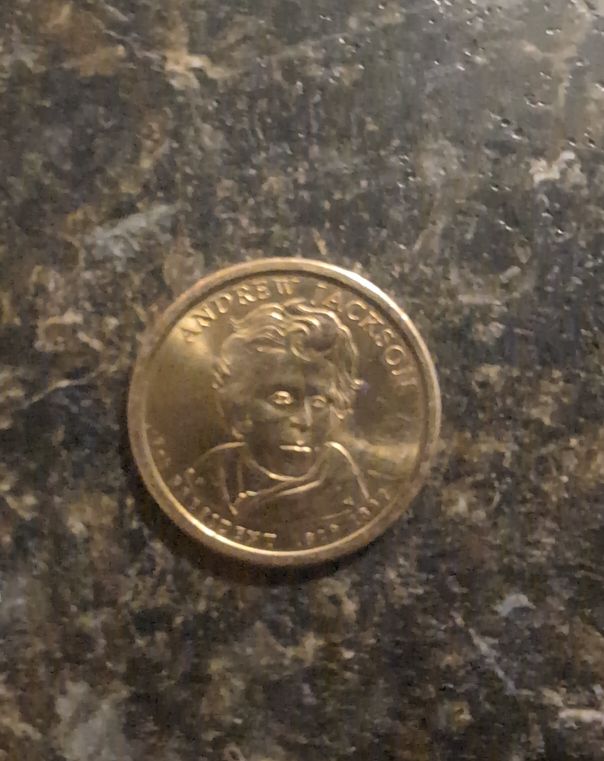 2008 Andrew Jackson Presidential $1 Coin — front