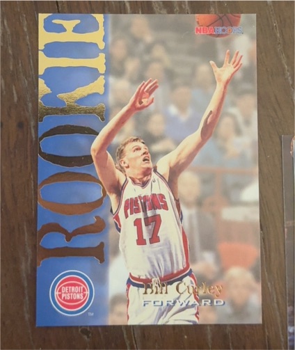 1994-95 NBA Hoops #321 Bill Curley — front