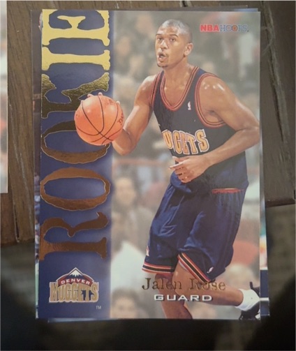 1994-95 NBA Hoops #320 Jalen Rose — front
