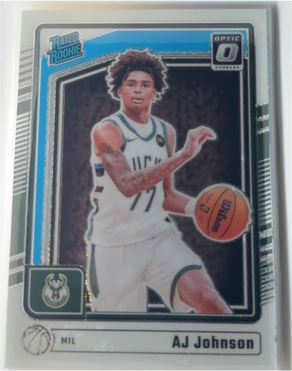 2024-25 Panini Donruss Optic #277 AJ Johnson — front