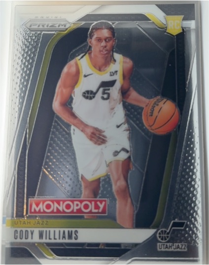 2024-25 Panini Prizm Monopoly #35 Cody Williams — front
