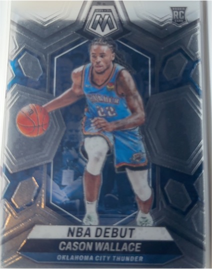 2023-24 Panini Mosaic NBA Debut #258 Cason Wallace — front