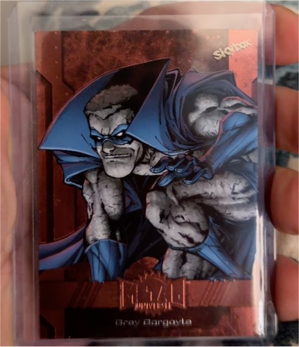 2024 SkyBox Metal Universe Avengers #50 Grey Gargoyle — front