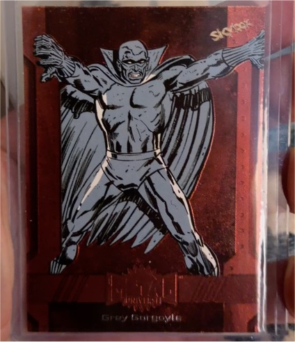 2024 SkyBox Marvel Metal Universe Avengers #150 Grey Gargoyle — front