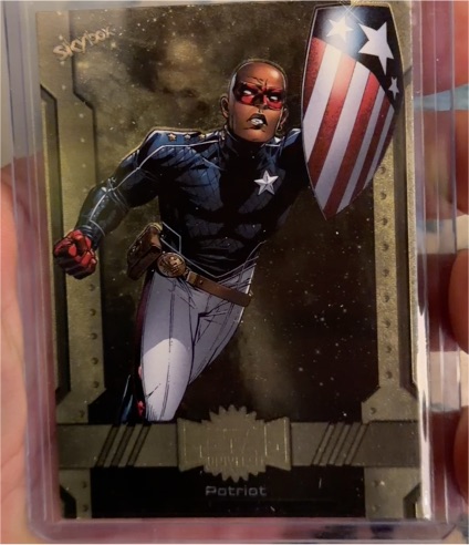 2024 SkyBox Marvel Metal Universe Avengers #189 Patriot — front