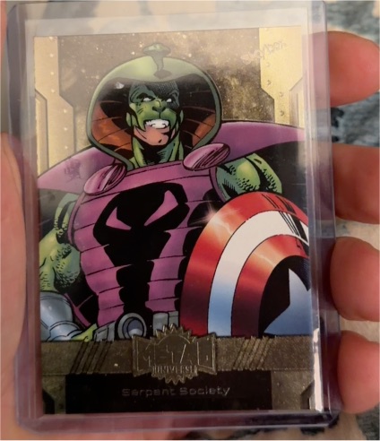 2024 Skybox Metal Universe Marvel Avengers #57 Serpent Society — front