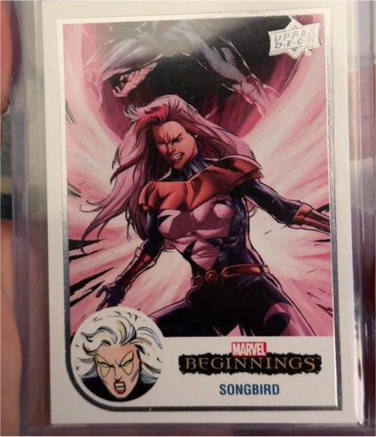 2022 Upper Deck Marvel Beginnings Vol 2 Series 1 #89 Songbird — front