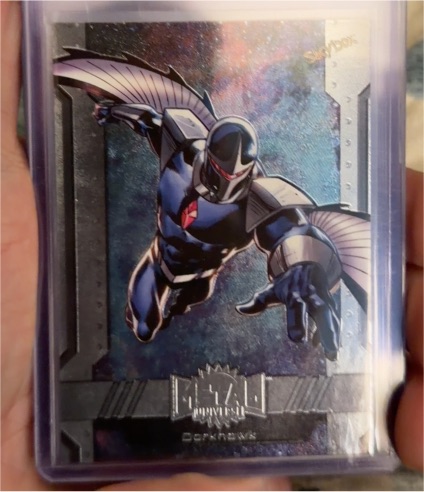 2024 SkyBox Marvel Metal Universe Avengers #178 Darkhawk Copper — front