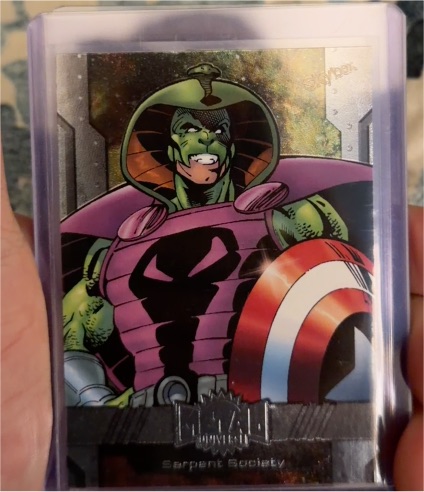 2024 SkyBox Marvel Metal Universe Avengers #57 Serpent Society — front