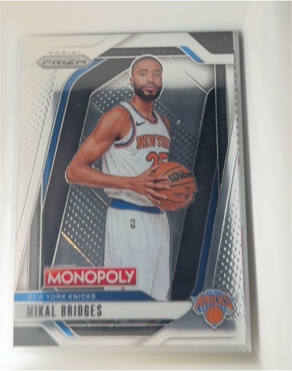 2024-25 Panini Prizm Monopoly #42 Mikal Bridges — front