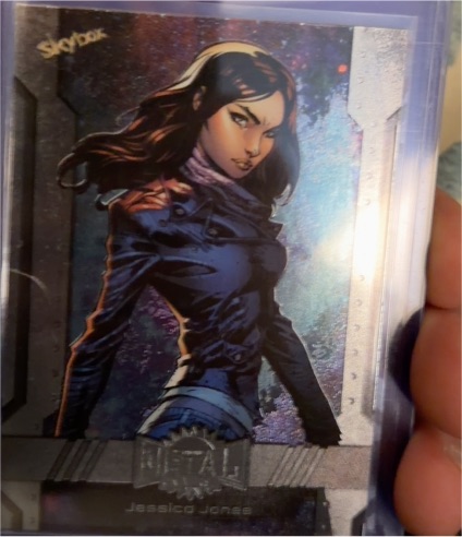 2024 Skybox Marvel Metal Universe Avengers #80 Jessica Jones — front