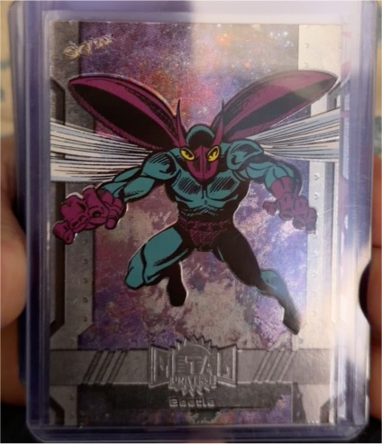 2024 SkyBox Marvel Metal Universe Avengers #192 Beetle — front