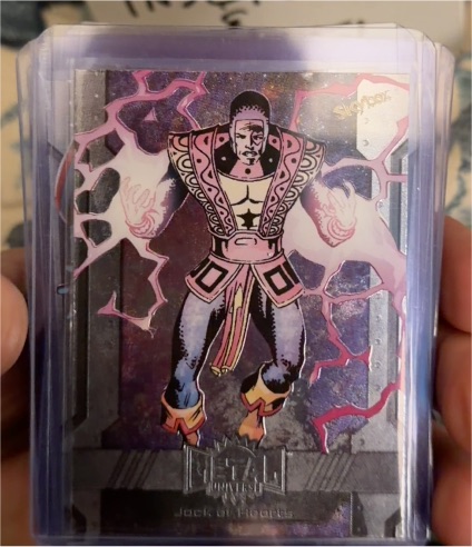2024 SkyBox Marvel Metal Universe Avengers #198 Jack of Hearts — front