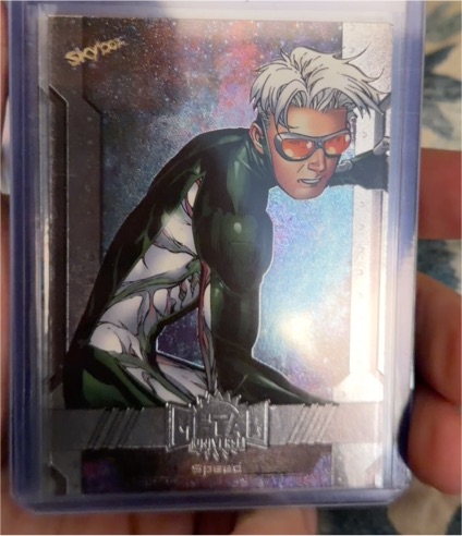 2024 Skybox Marvel Metal Universe Avengers #68 Speed — front