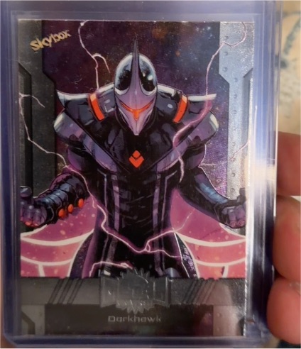 2024 Skybox Marvel Metal Universe Avengers #78 Darkhawk — front