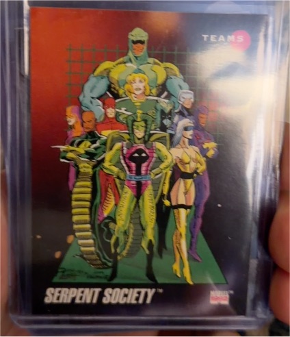 1992 Impel Marvel Universe Series 3 #183 Serpent Society — front