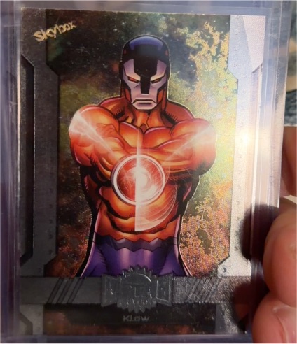 2024 Skybox Marvel Metal Universe Avengers #2 Klaw — front