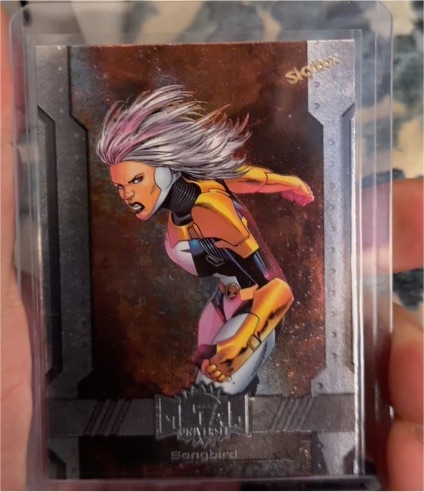 2024 Skybox Marvel Metal Universe Avengers #41 Songbird — front