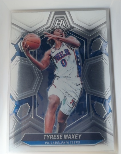 2023-24 Panini Mosaic #79 Tyrese Maxey — front