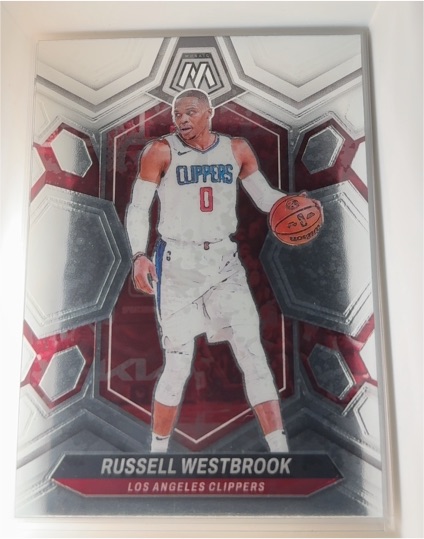 2023-24 Panini Mosaic #19 Russell Westbrook — front