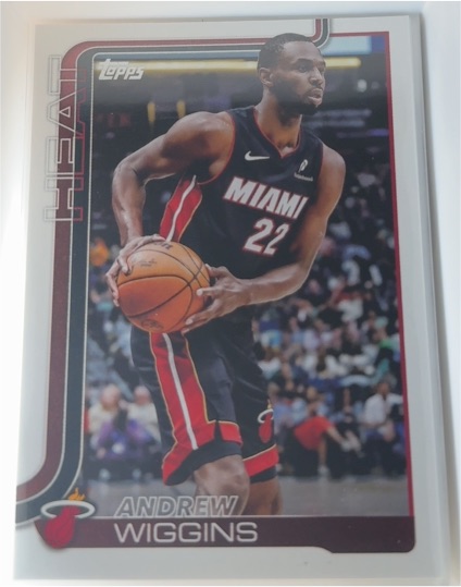 2025-26 Topps #77 Andrew Wiggins — front