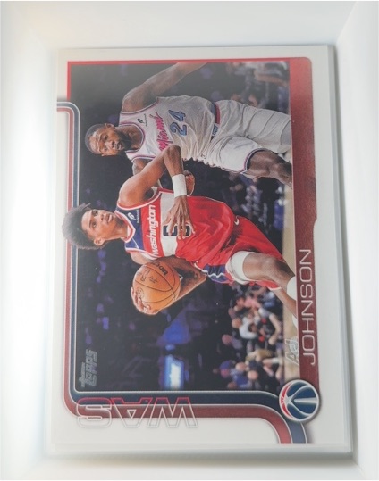 2025-26 Topps #99 AJ Johnson — front
