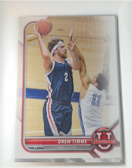 2021-22 Bowman University #92 Drew Timme — front