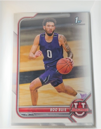 2021-22 Bowman University #58 Boo Buie — front