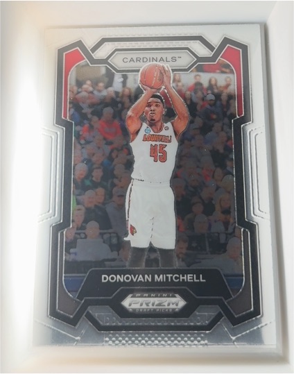 2024 Panini Prizm Draft Picks #75 Donovan Mitchell Louisville Cardinals — front