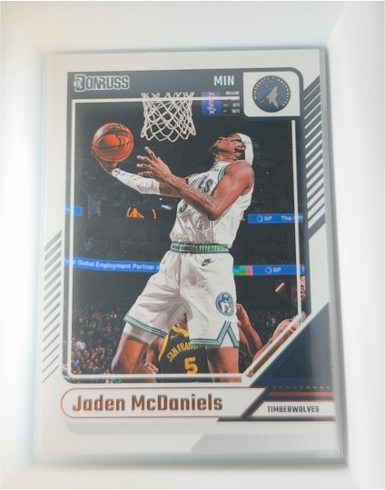 2024-25 Donruss #36 Jaden McDaniels Minnesota Timberwolves — front