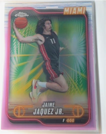 2024-25 Topps Chrome #36 Jaime Jaquez Jr. — front