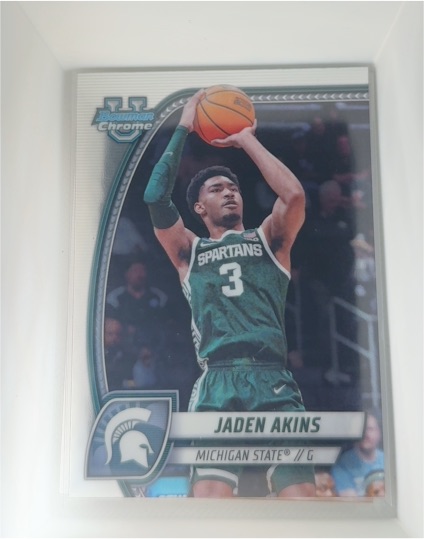 2024-25 Bowman Chrome University #80 Jaden Akins — front