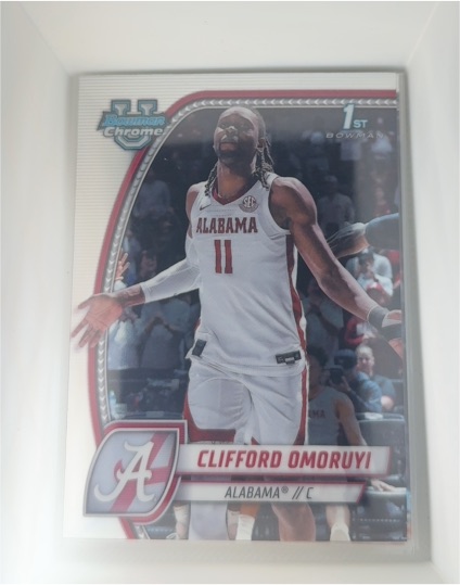 2024-25 Bowman Chrome University Basketball #14 Clifford Omoruyi — front
