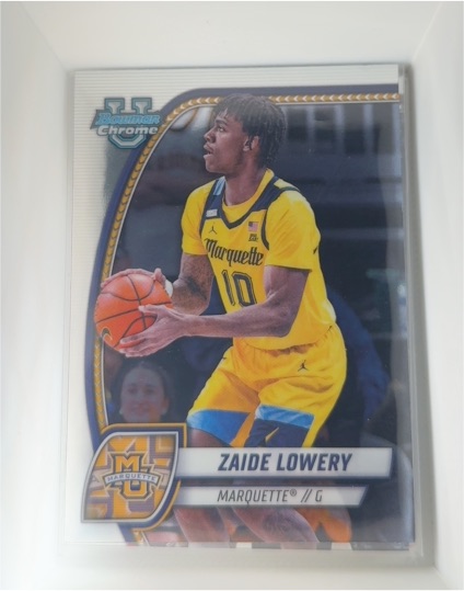 2024-25 Bowman Chrome University #90 Zaide Lowery — front
