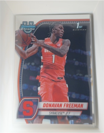 2024-25 Topps Bowman Chrome #21 Donavan Freeman — front