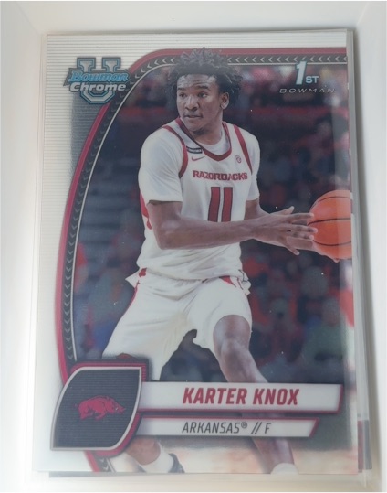 2024-25 Bowman University Chrome #41 Karter Knox — front