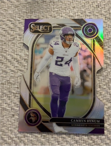 2024 Panini Select #234 Camryn Bynum Silver Prizm Die Cut — front