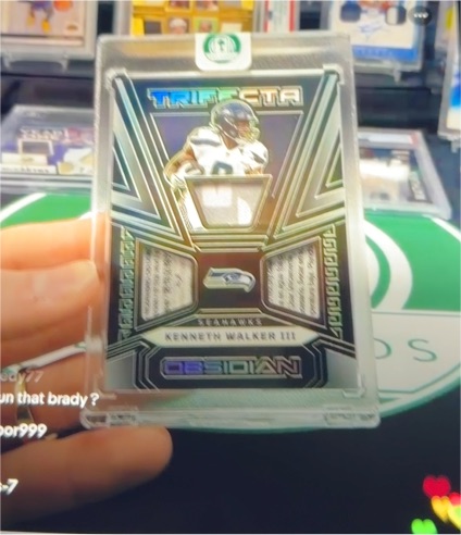 2023 Panini Obsidian Trifecta #TRI-KWA Kenneth Walker III — front