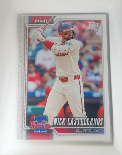 2026 Topps Series 1 #17 Nick Castellanos Philadelphia Phillies — front