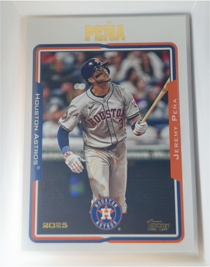 2025 Topps Archives #250 Jeremy Peña — front